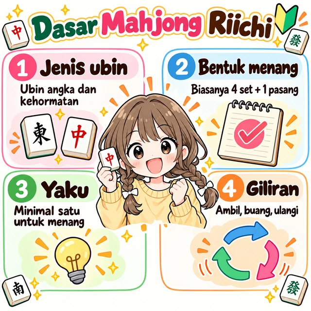 Aturan mahjong untuk pemula: ilustrasi