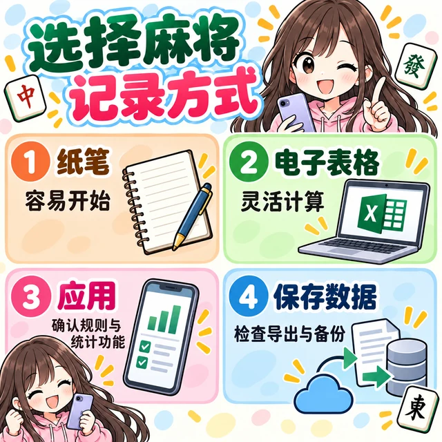 麻将收支管理应用选择图解