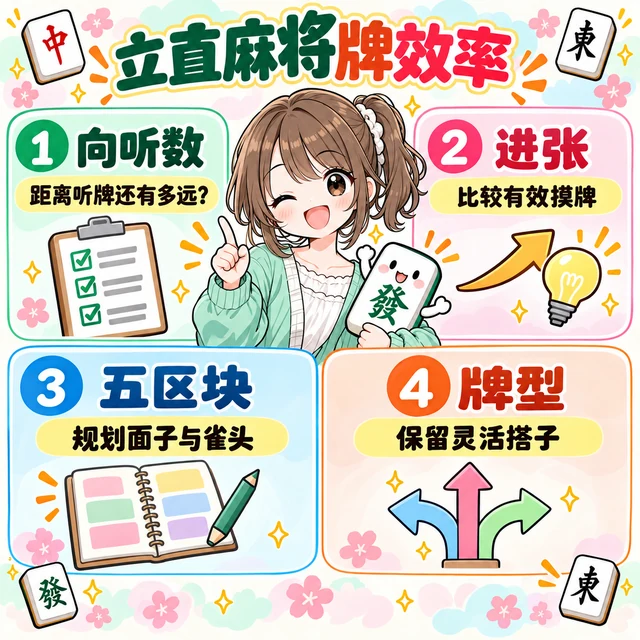 麻将牌效率入门图解
