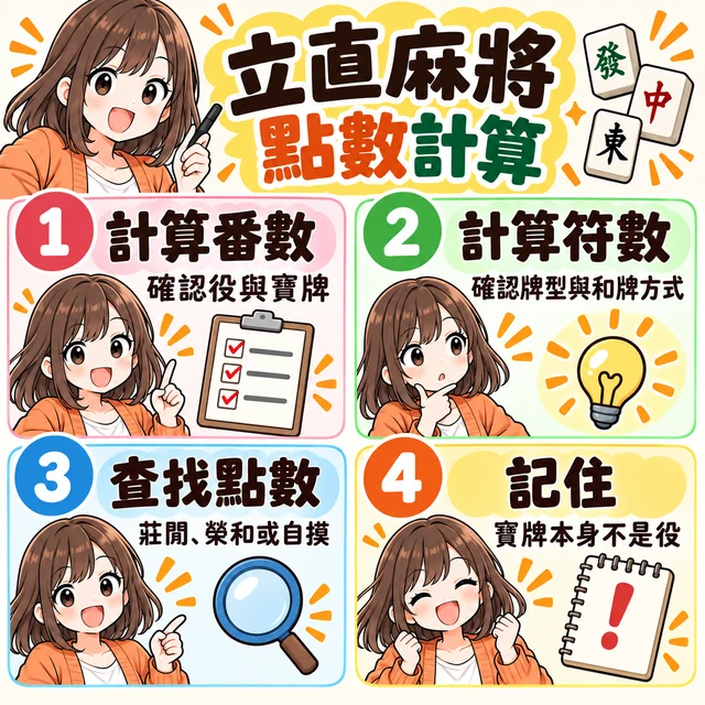麻將點數計算圖解