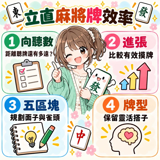 麻將牌效率入門圖解